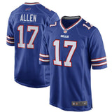 Men's Buffalo Bills Josh Allen Royal 2018 NFL Draft First Round Pick Game Jersey