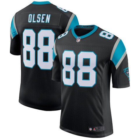 Men's Carolina Panthers Greg Olsen  Black Classic Limited Player Jersey