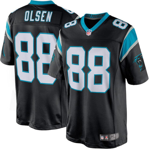 Men's Carolina Panthers Greg Olsen Black Limited Jersey