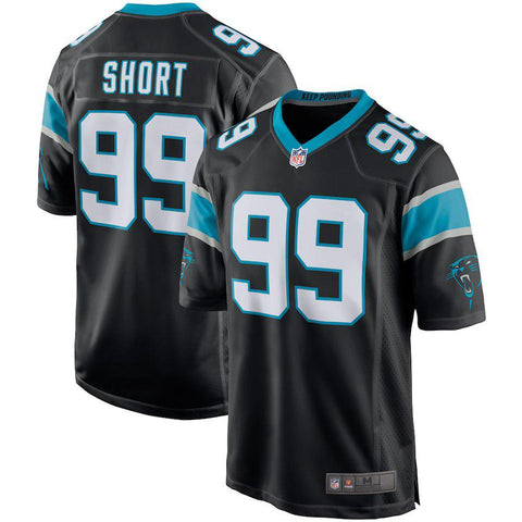 Men's Carolina Panthers Kawann Short Black Game Jersey