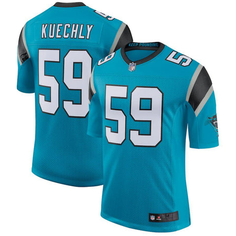 Men's Carolina Panthers Luke Kuechly Blue Classic Limited Player Jersey