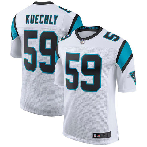 Men's Carolina Panthers Luke Kuechly White Classic Limited Player Jersey