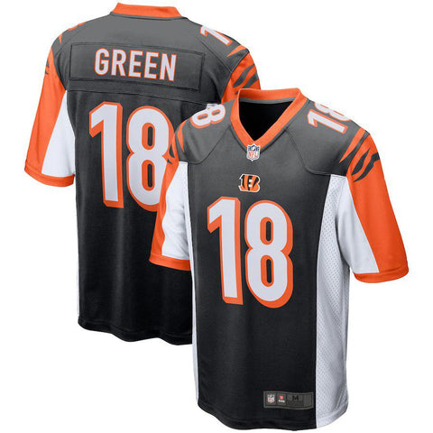 Men's Cincinnati Bengals A.J. Green Black Game Jersey