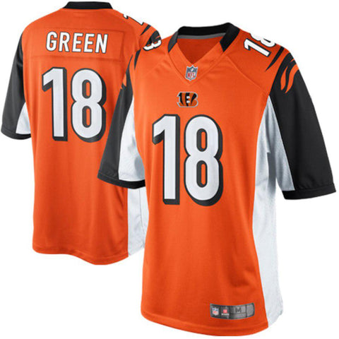 Men's Cincinnati Bengals AJ Green Orange Limited Jersey