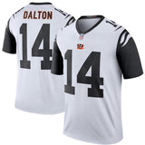 Men's Cincinnati Bengals Andy Dalton White Color Rush Legend Jersey