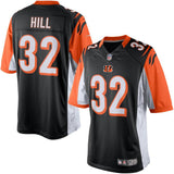 Men's Cincinnati Bengals Jeremy Hill Black Limited Jersey