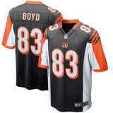 Men's Cincinnati Bengals Tyler Boyd Black Game Jersey