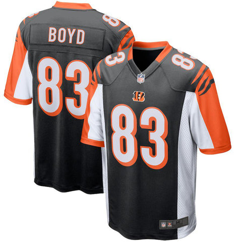 Men's Cincinnati Bengals Tyler Boyd Black Game Jersey