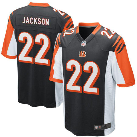 Men's Cincinnati Bengals William Jackson Black Game Jersey