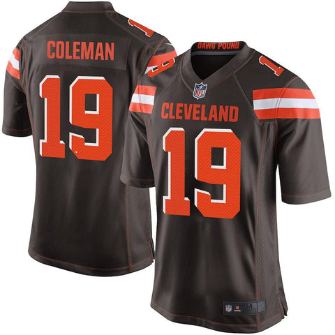 Men's Cleveland Browns Corey Coleman Brown Game Jersey