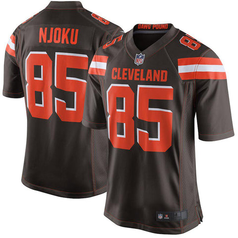 Men's Cleveland Browns David Njoku Brown Game Jersey