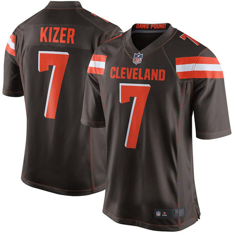 Men's Cleveland Browns DeShone Kizer Brown Game Jersey