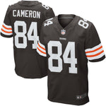 Men's Cleveland Browns Historic Logo Jordan Cameron Brown Elite Jersey