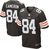 Men's Cleveland Browns Historic Logo Jordan Cameron Brown Elite Jersey