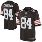Men's Cleveland Browns Historic Logo Jordan Cameron Brown Limited Jersey