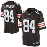 Men's Cleveland Browns Historic Logo Jordan Cameron Brown Limited Jersey