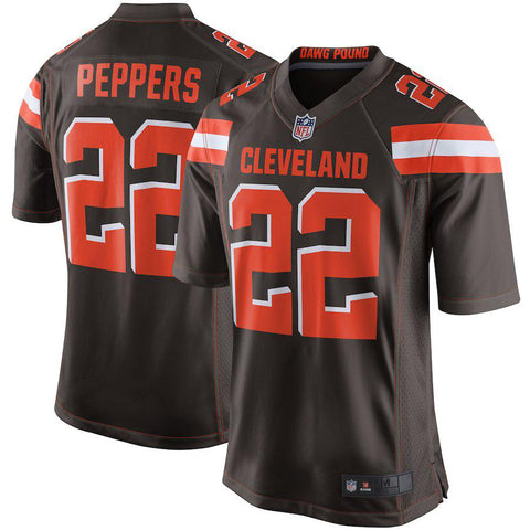Men's Cleveland Browns Tramon Williams Brown Game Jersey
