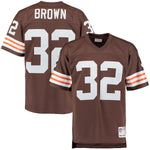 Men's Cleveland Browns Jim Brown Mitchell & Ness Brown Retired Player Jersey