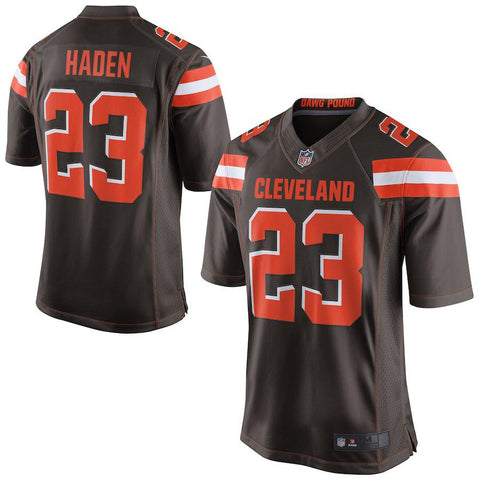 Men's Cleveland Browns Joe Haden Brown Limited Jersey