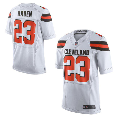 Men's Cleveland Browns Joe Haden Nike White Limited Jersey