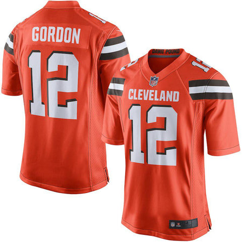 Men's Cleveland Browns Josh Gordon Orange Game Jersey