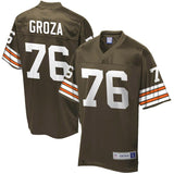 Men's Cleveland Browns Lou Groza NFL Pro Line Brown Retired Player Jersey