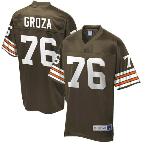 Men's Cleveland Browns Lou Groza NFL Pro Line Brown Retired Player Jersey