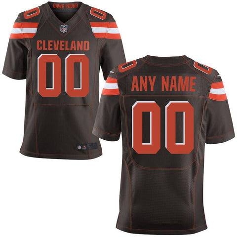 Men's Cleveland Browns Brown Elite Custom Jersey