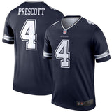 Men's Dallas Cowboys Dak Prescott Navy Legend Jersey