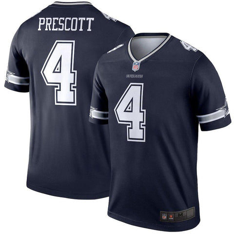 Men's Dallas Cowboys Dak Prescott Navy Legend Jersey
