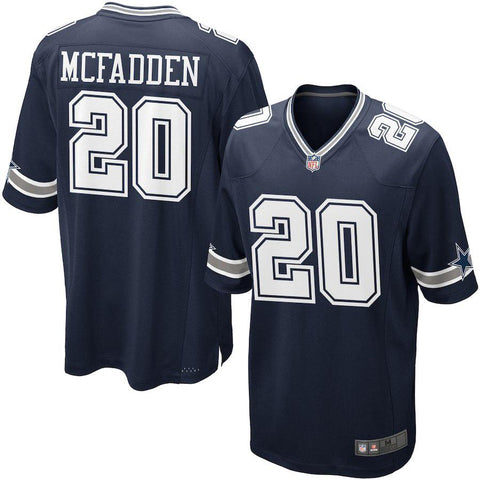 Men's Dallas Cowboys Darren McFadden Navy Game Jersey