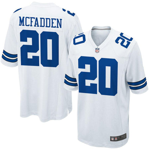 Men's Dallas Cowboys Darren McFadden  White Game Jersey