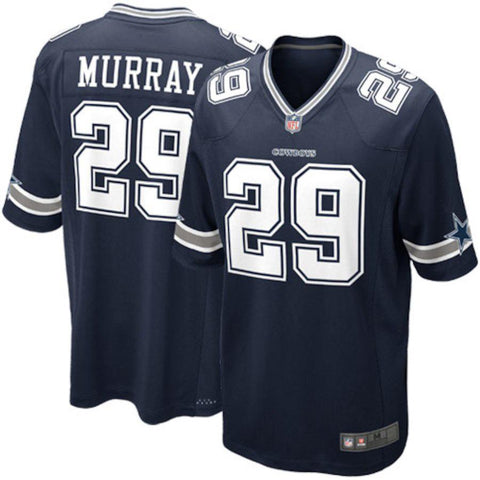 Men's Dallas Cowboys DeMarco Murray Navy Blue Team Color Game Jersey