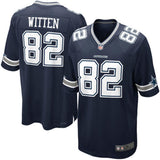 Men's Dallas Cowboys Jason Witten Navy Blue Team Color Game Jersey