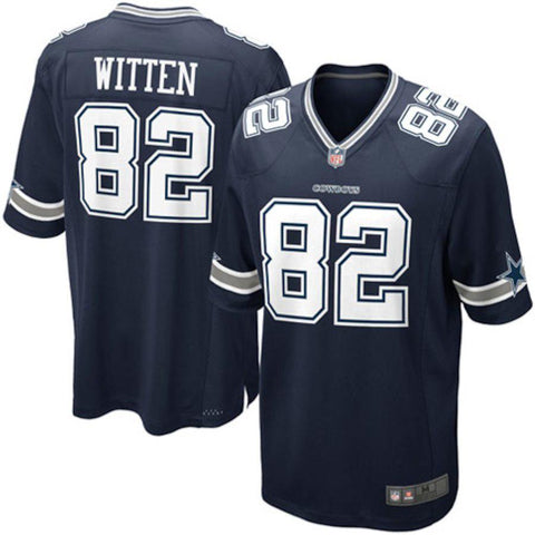 Men's Dallas Cowboys Jason Witten Navy Blue Team Color Game Jersey