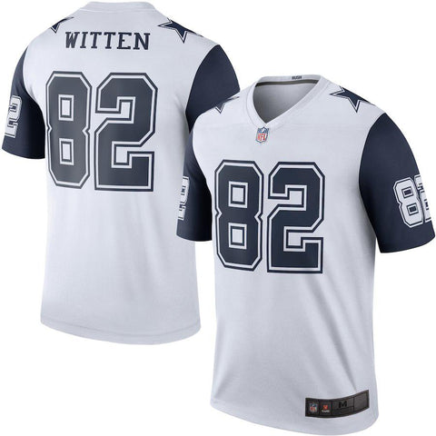 Men's Dallas Cowboys Jason Witten White Color Rush Legend Jersey