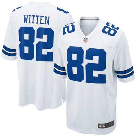 Men's Dallas Cowboys Jason Witten Nike White Game Jersey