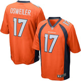 Men's Denver Broncos Brock Osweiler Orange Game Jersey