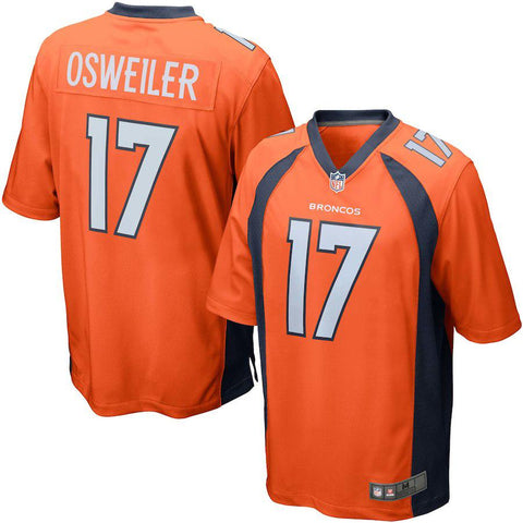 Men's Denver Broncos Brock Osweiler Orange Game Jersey