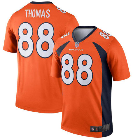 Men's Denver Broncos Demaryius Thomas Orange Legend Jersey