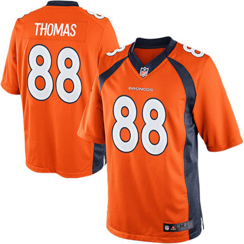 Men's Denver Broncos Demaryius Thomas Orange Team Color Limited Jersey