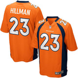 Men's Denver Broncos Ronnie Hillman Orange Game Jersey