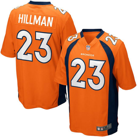 Men's Denver Broncos Ronnie Hillman Orange Game Jersey