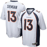 Men's Denver Broncos Trevor Siemian Nike White Game Jersey