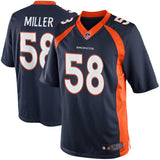 Men's Denver Broncos Von Miller Navy Blue Alternate Limited Jersey
