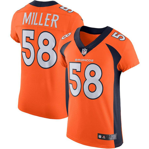 Men's Denver Broncos Von Miller Orange Alternate Vapor Untouchable Elite Jersey