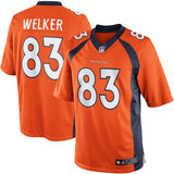 Men's Denver Broncos Wes Welker Orange Team Color Limited Jersey