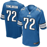 Men's Detroit Lions Laken Tomlinson Light Blue Game Jersey