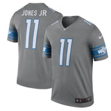 Men's Detroit Lions Marvin Jones Jr Steel 2017 Color Rush Legend Jersey