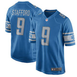 Men's Detroit Lions Matthew Stafford Blue 2017 Game Jersey
